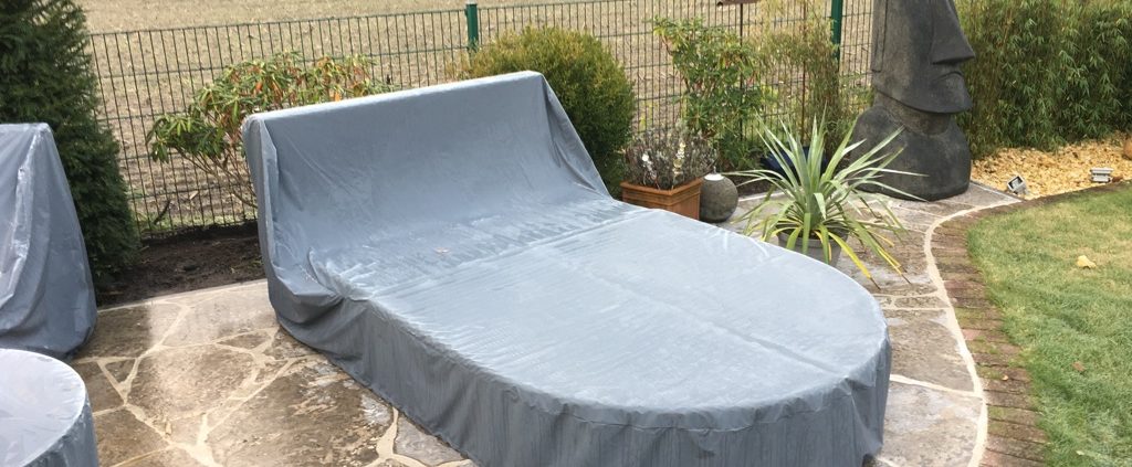 Beispiel für eine Chaiselounge Abdeckung Maßanfertigung