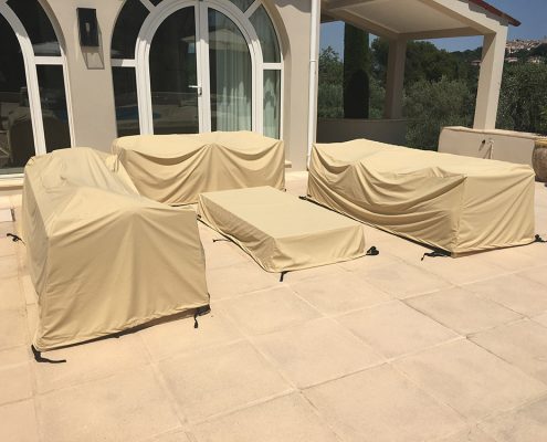 Loungeabdeckungen Maßanfertigung Frankreich