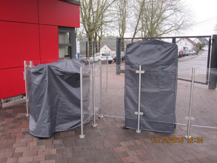 Turnstile cover, cash register machine protective cover