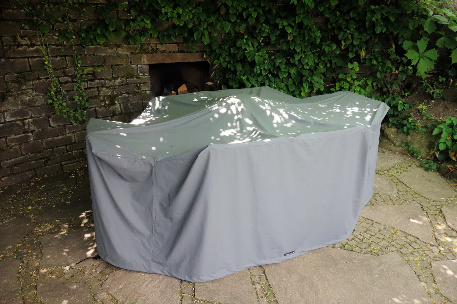 Gartenmöbel schutzhüllen maßanfertigung hellgrau Gartenmöbel Abdeckung