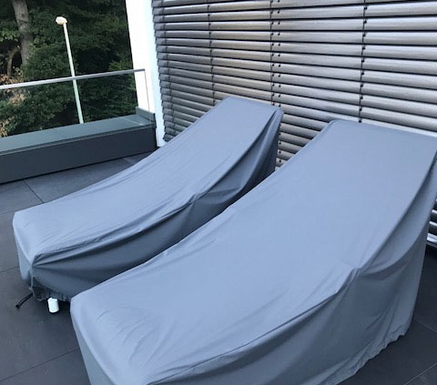 Liegestuhlabdeckung, Sonnenliege Abdeckung, Schutzhülle Maßanfertigung