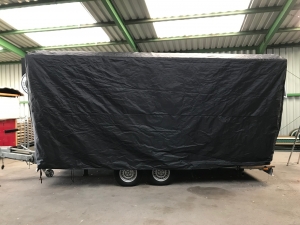 Protective cover for brewery car