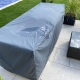 Loungeabdeckung geschützt vor Frost, UV-Strahlen, Regen, Sturm