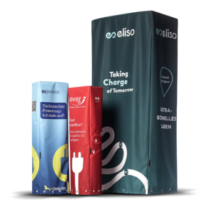 bedruckte Ladesäulen Abdeckung, Schutzhülle