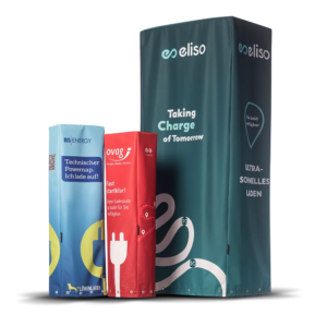 bedruckte Ladesäulenabdeckung