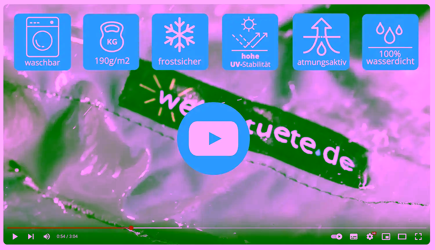 Our product video for our made-to-measure garden furniture covers