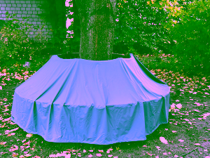 Baumbankabdeckung Schutzhülle Maßanfertigung