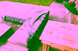 Outdoorpolster Abdeckung