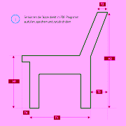schräge Rückenlehne richtig messen z.B. bei Loungeabdeckungen