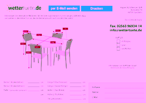 Tischgruppe Rund Skizze5